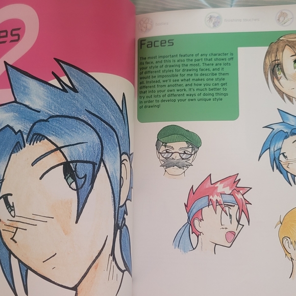 2002 2000s Y2K How To Draw Manga Book Girlhoodcore Childhoodcore Sketch Art - Picture 5 of 12